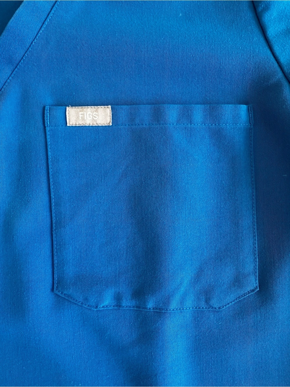 FIGS Royal Blue Catarina One-Pocket Scrub Top - Size S Technical Collection - Picture 2 of 5